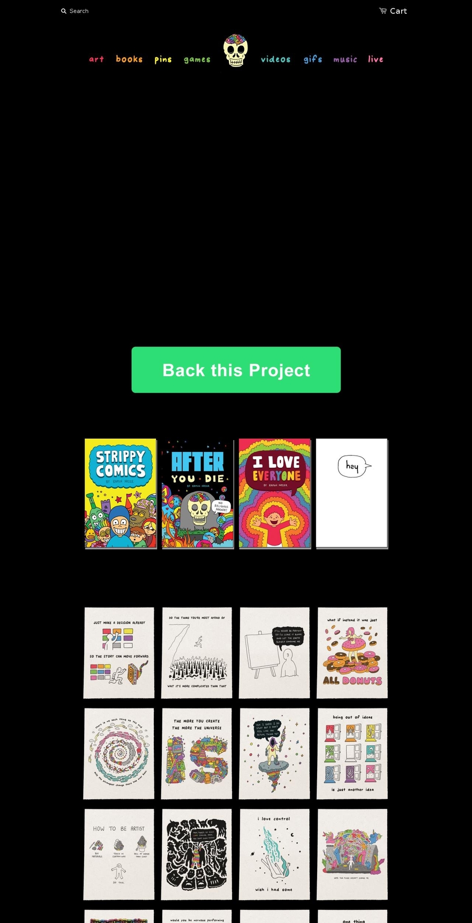 raminnazer.com shopify website screenshot