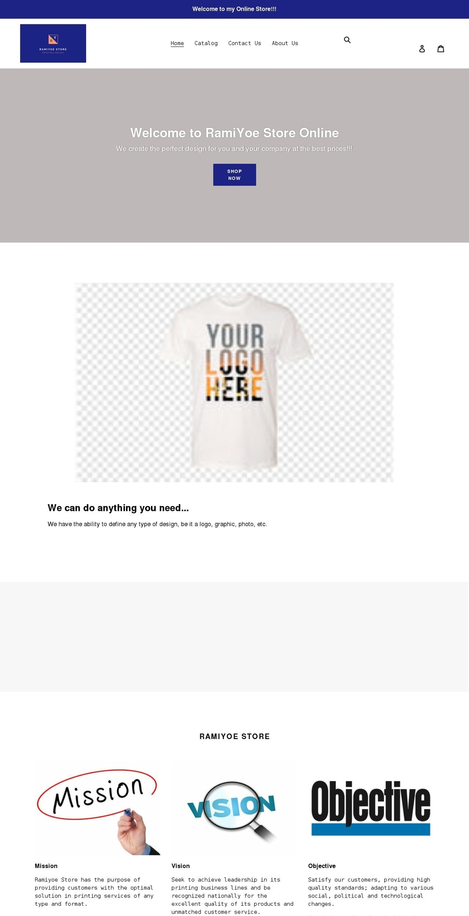 ramiyoe.com shopify website screenshot