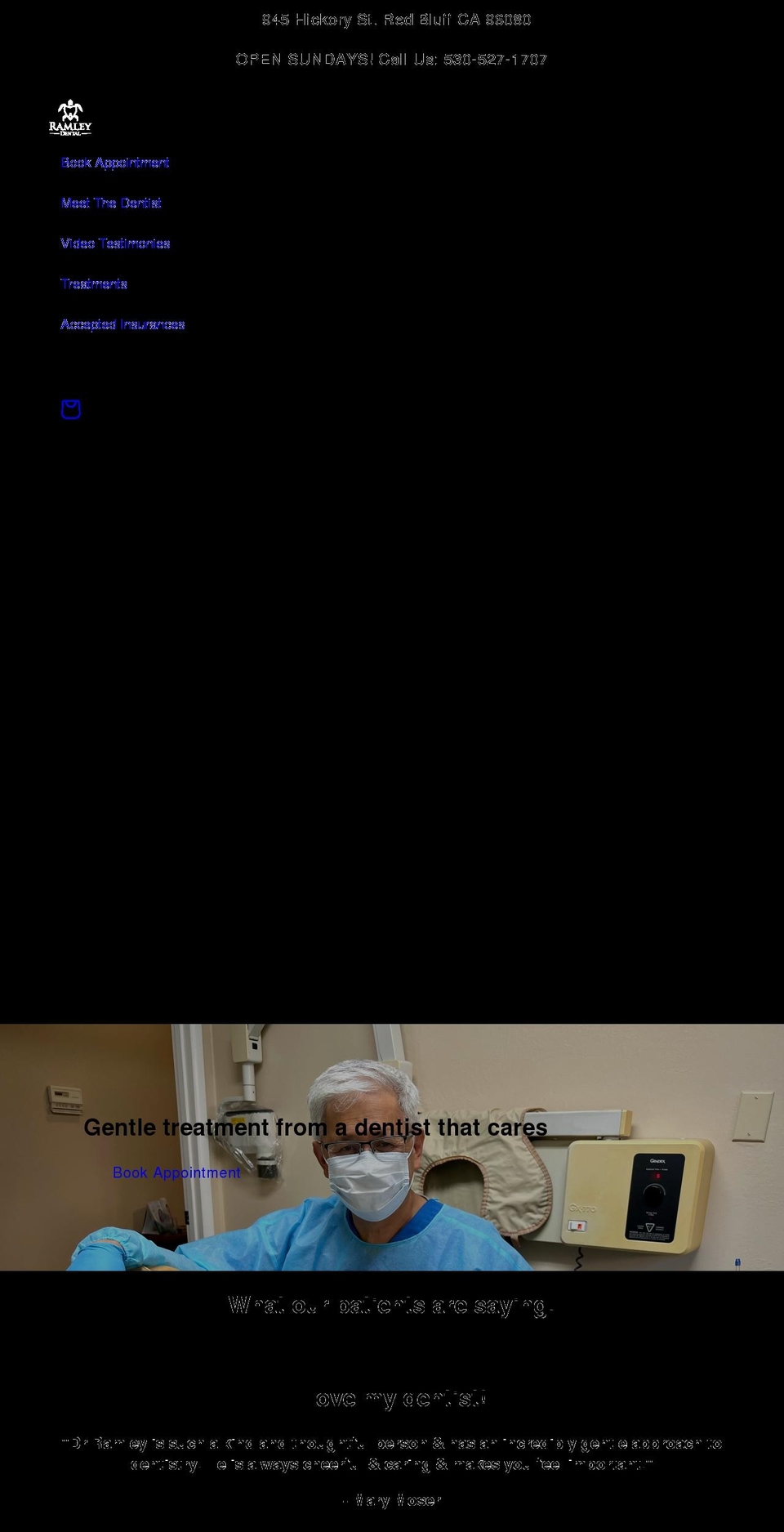 ramleydental.com shopify website screenshot