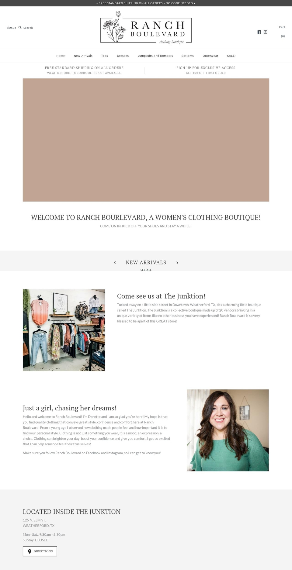ranchboulevard.com — Shopify storefront screenshot