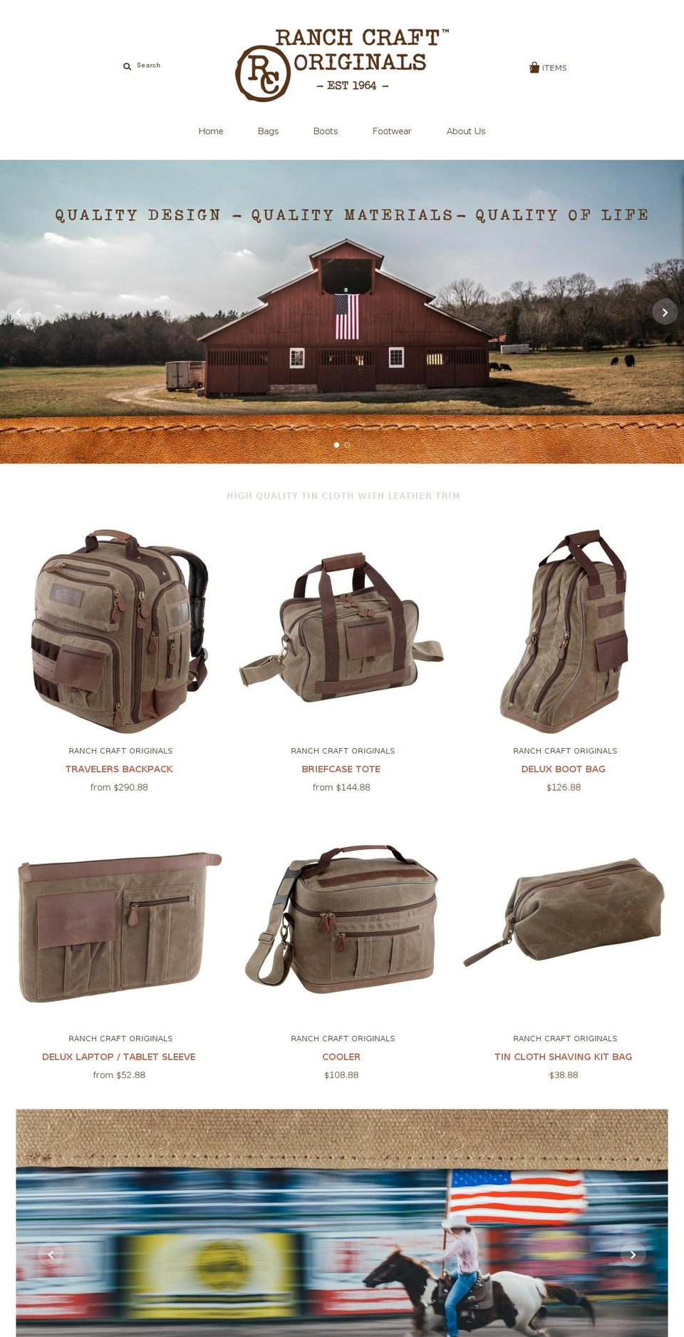 ranchcraftoriginals.com — Shopify storefront screenshot