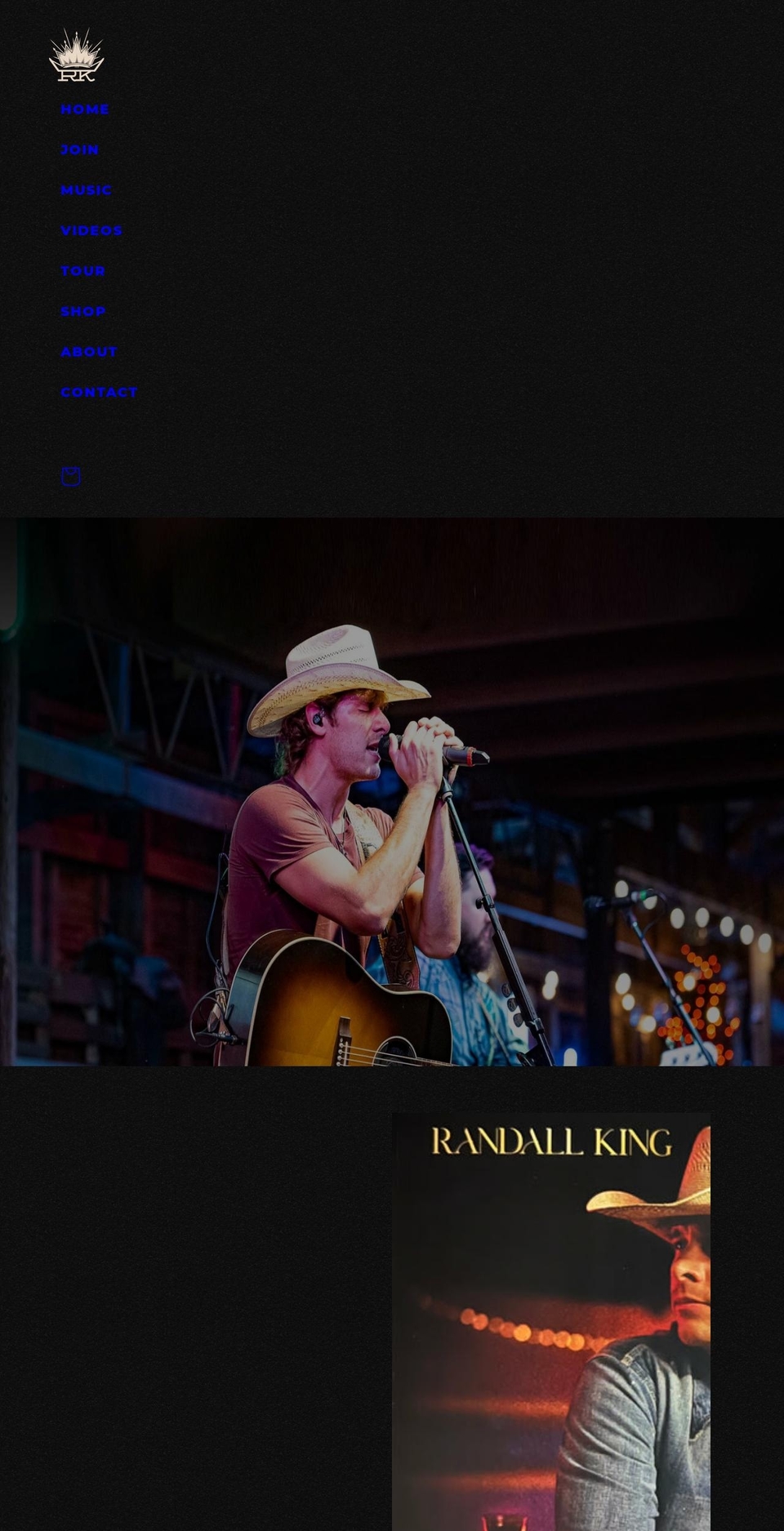 randall-king.myshopify.com shopify website screenshot