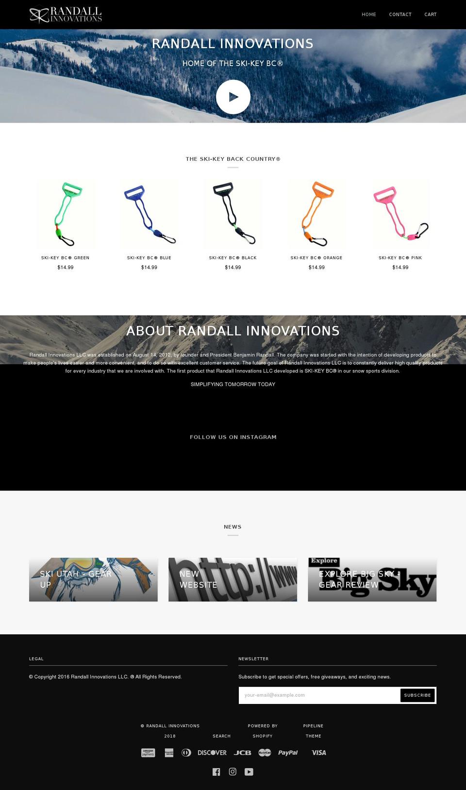 randallinc.com — Shopify storefront screenshot