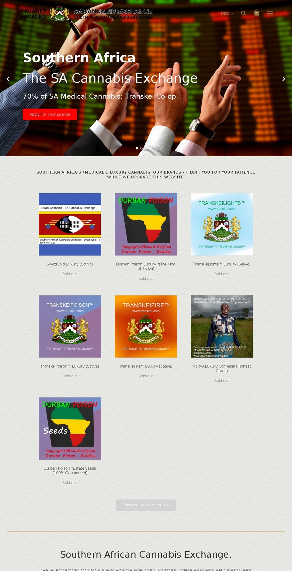 randcoins.com shopify website screenshot