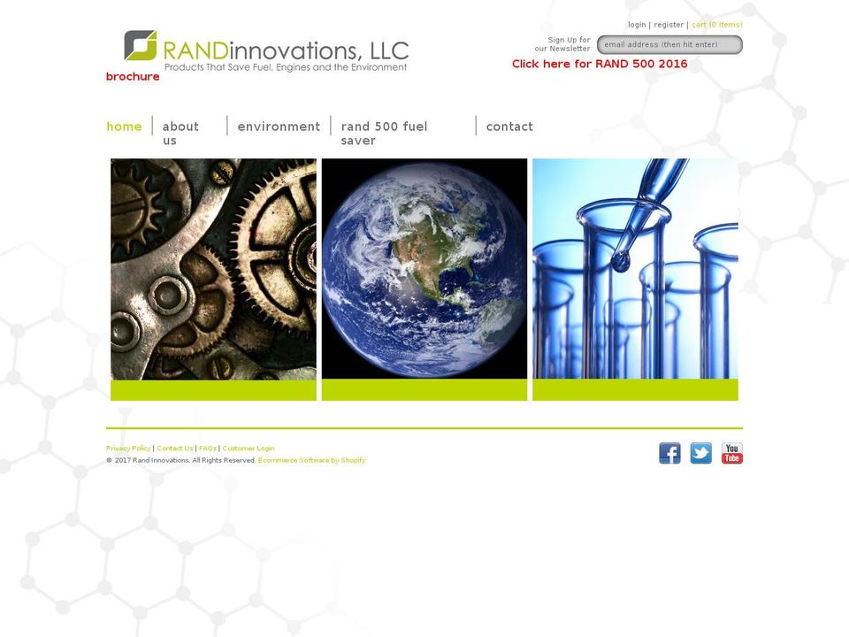 randinnovations.com shopify website screenshot