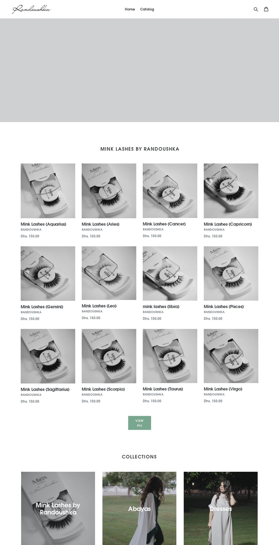 randoushka.com — Shopify storefront screenshot