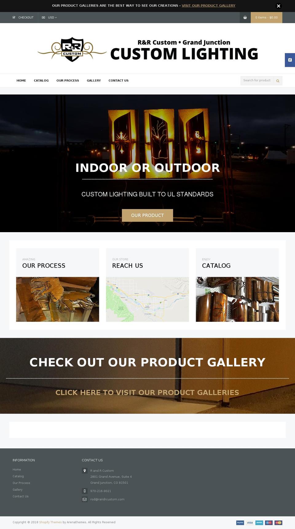 randrcustom.com — Shopify storefront screenshot