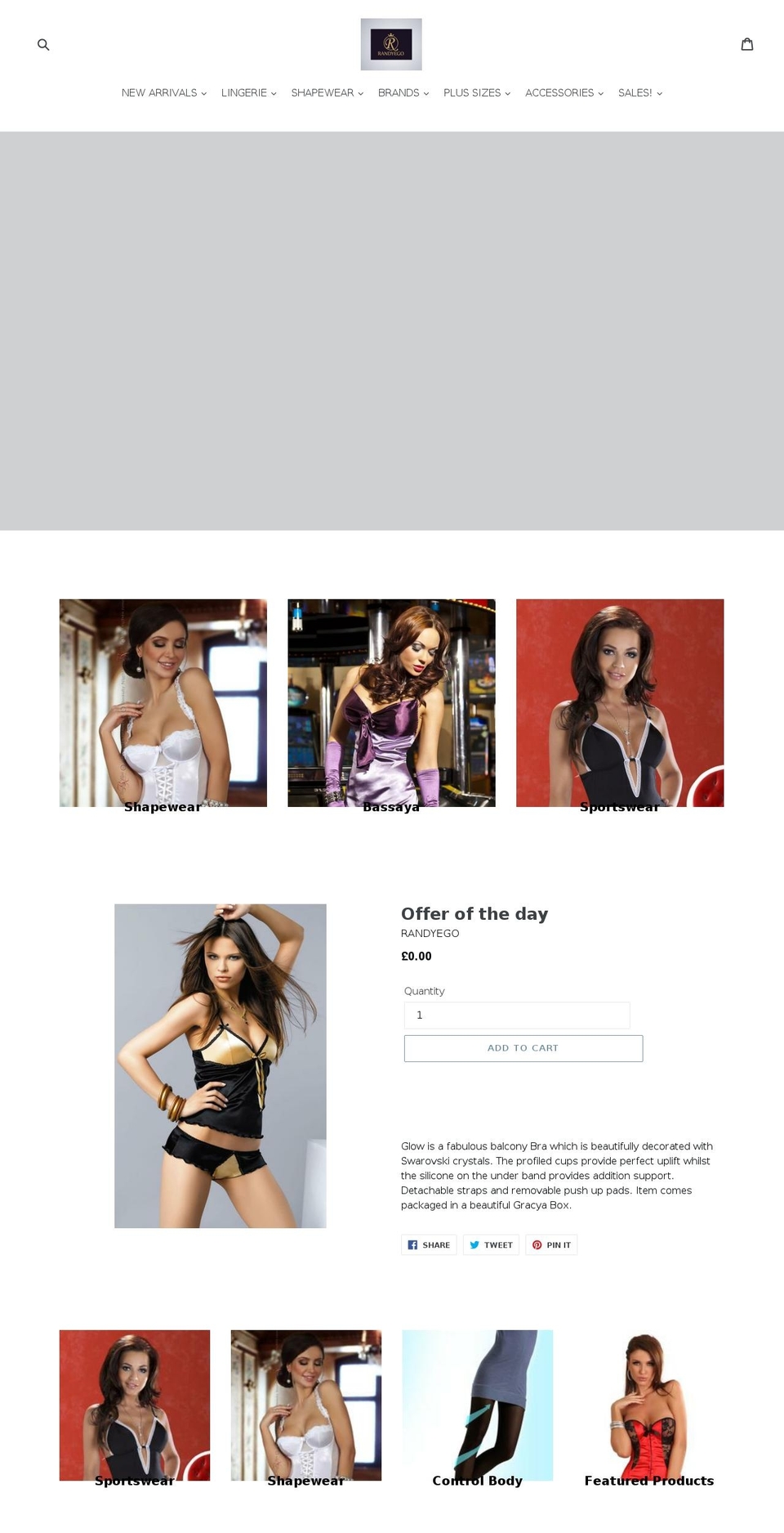 randyego.com — Shopify storefront screenshot