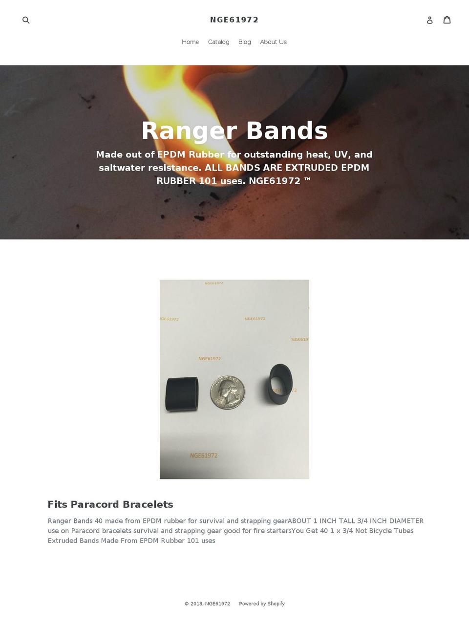 rangerband1.com shopify website screenshot