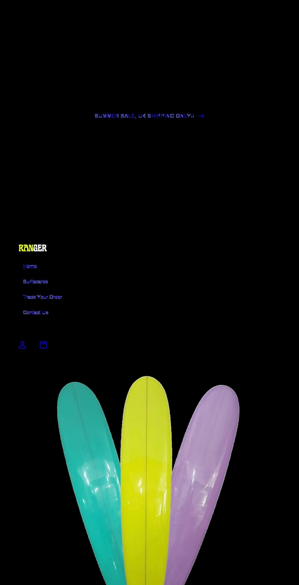 rangerltd.com shopify website screenshot