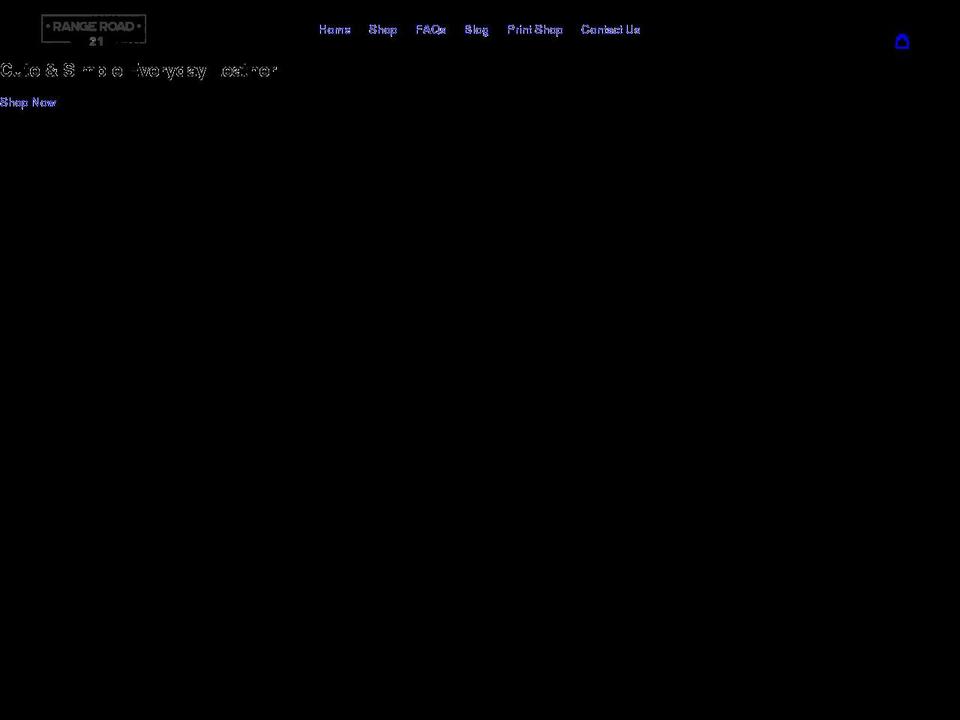 rangeroad21.com shopify website screenshot