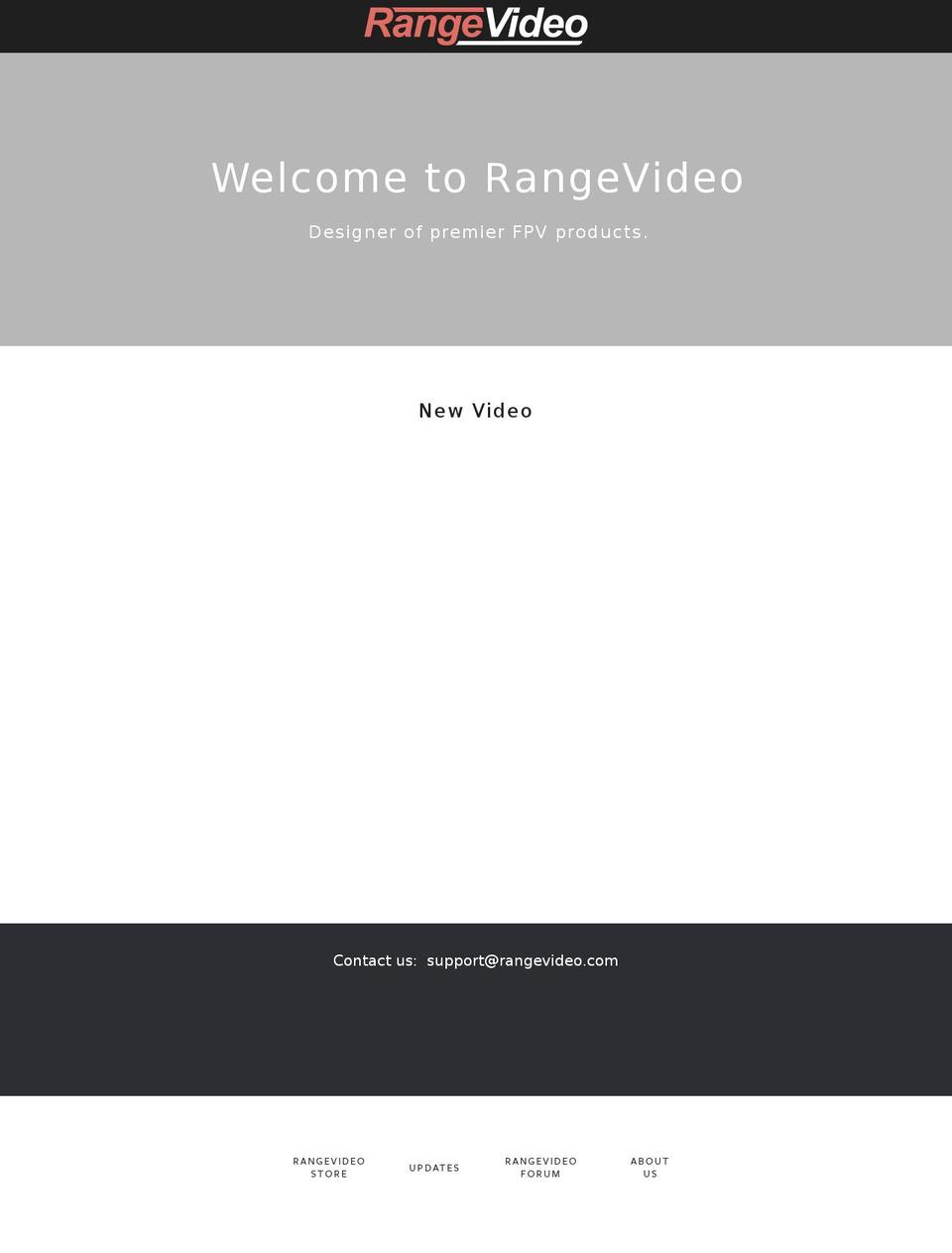rangevideo.com shopify website screenshot