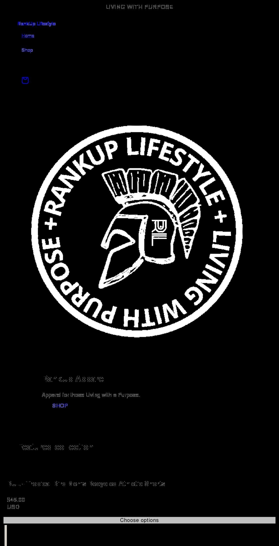 rankuplifestyle.co shopify website screenshot