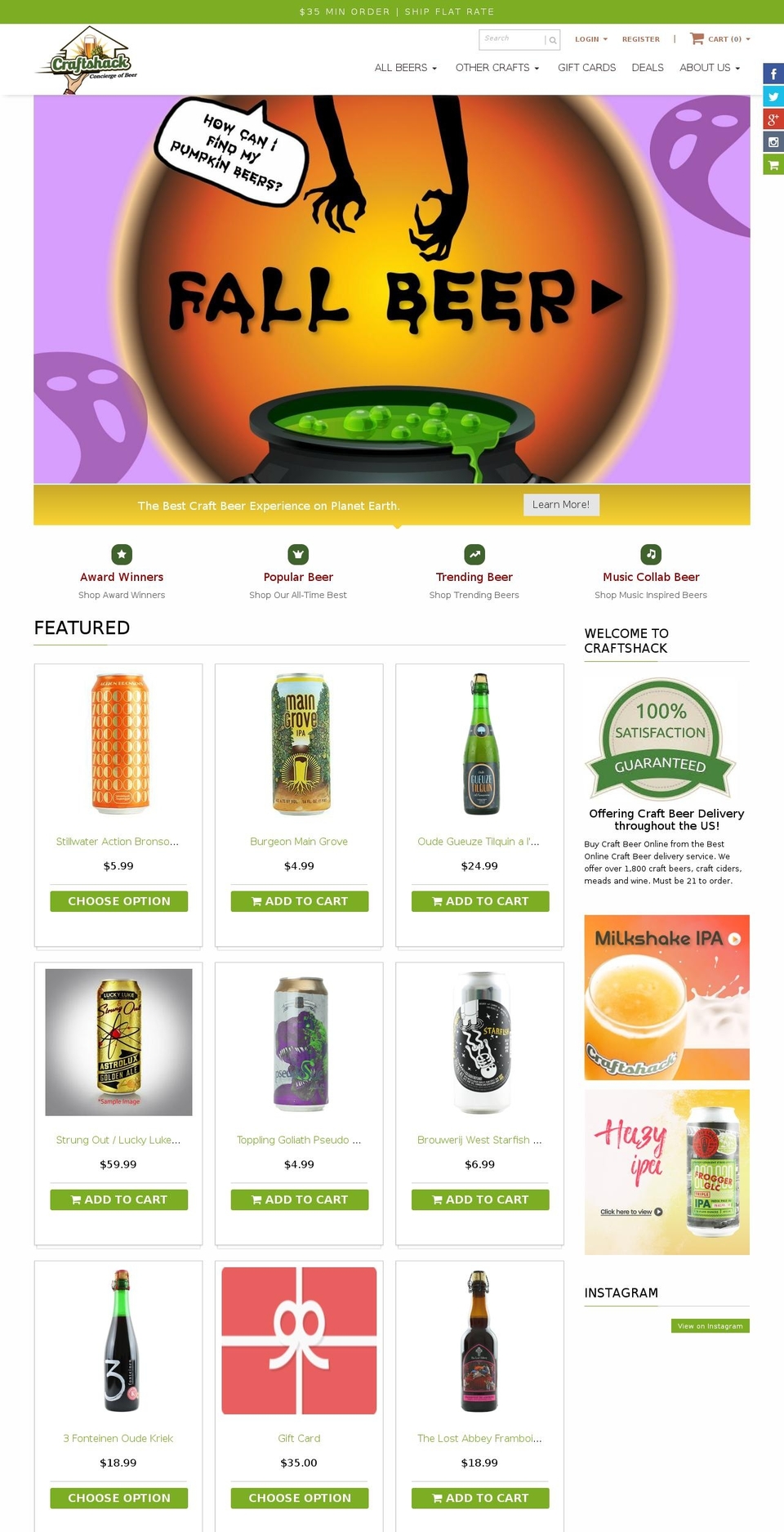 Kumi Shopify theme site example raorganic.com