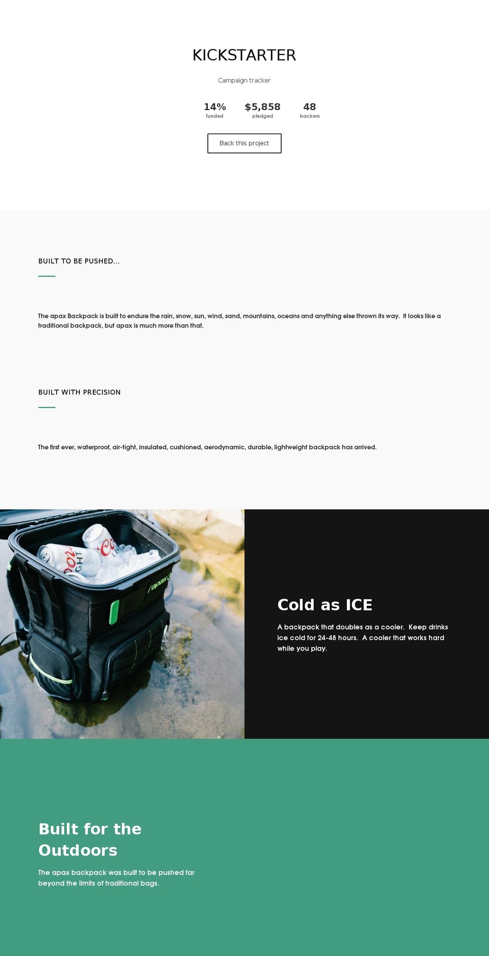 rapaxgear.com — Shopify storefront screenshot