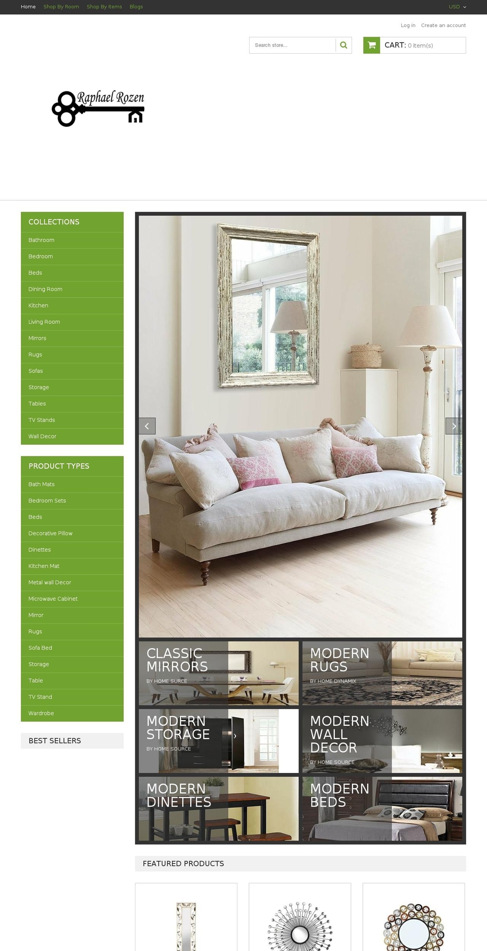 raphaelrozen.com — Shopify storefront screenshot