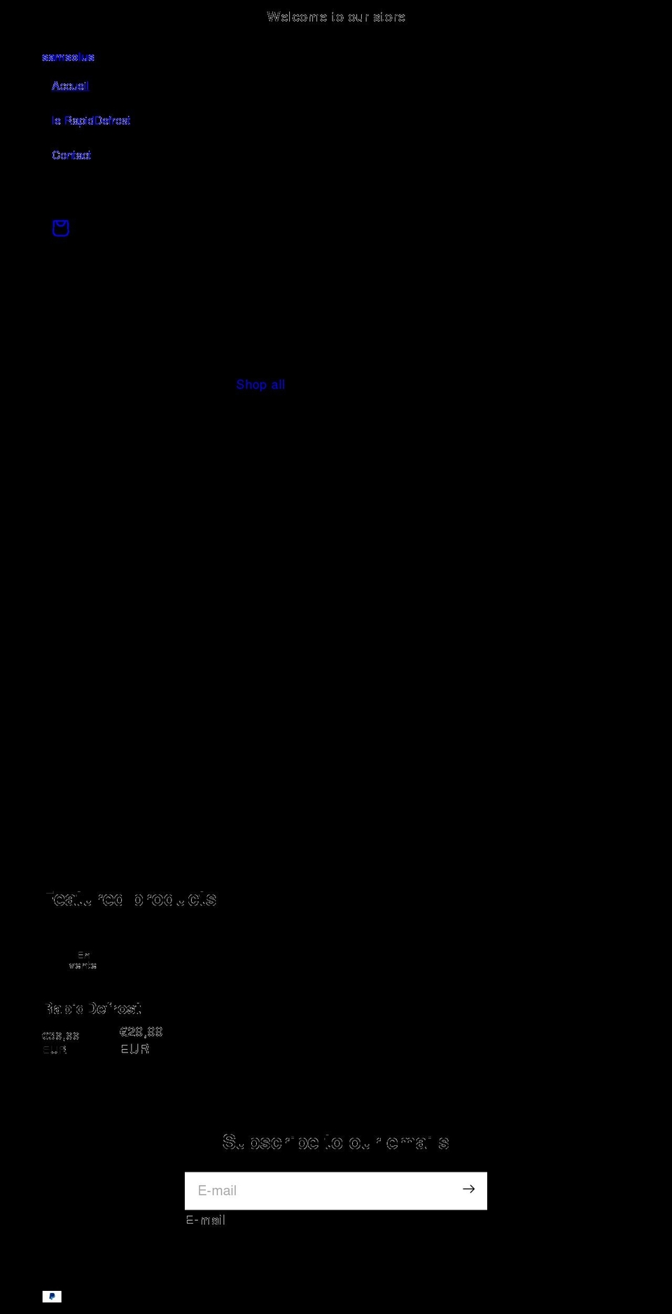 rapiddefrost.com shopify website screenshot