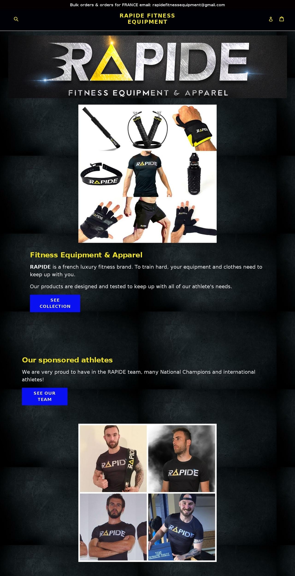 rapidefitnessequipment.com shopify website screenshot