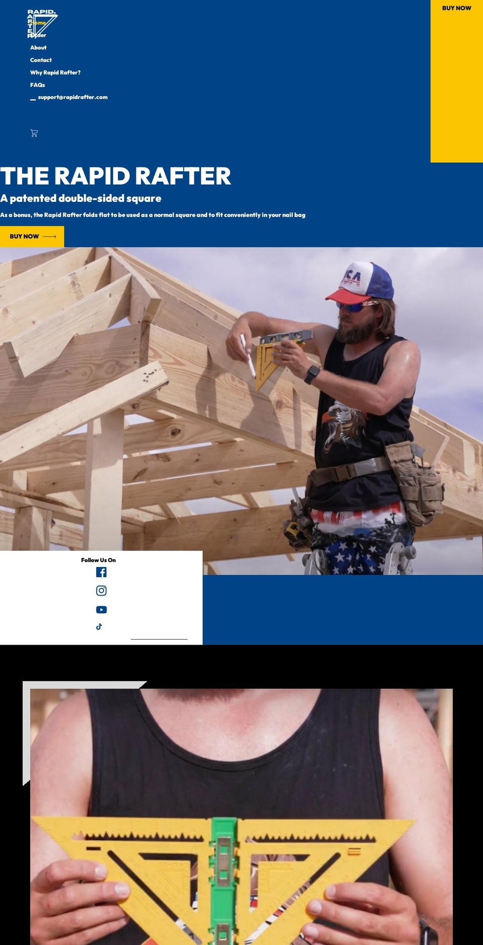 rapidrafter.com shopify website screenshot