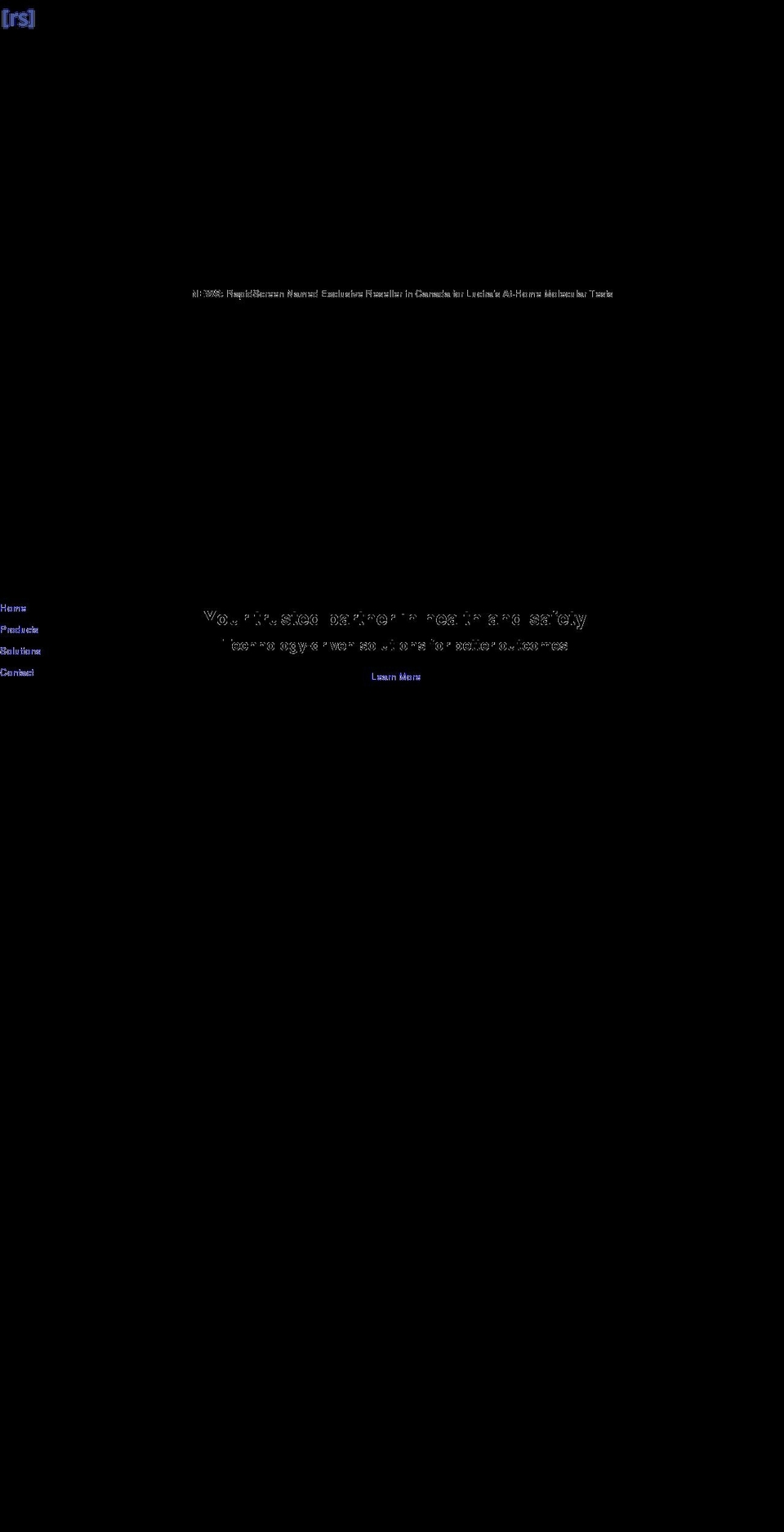 rapidscreen.com shopify website screenshot