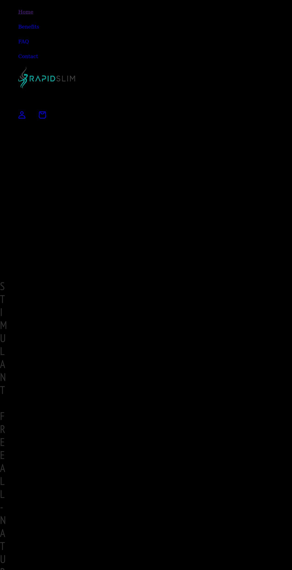 rapidslim.com shopify website screenshot