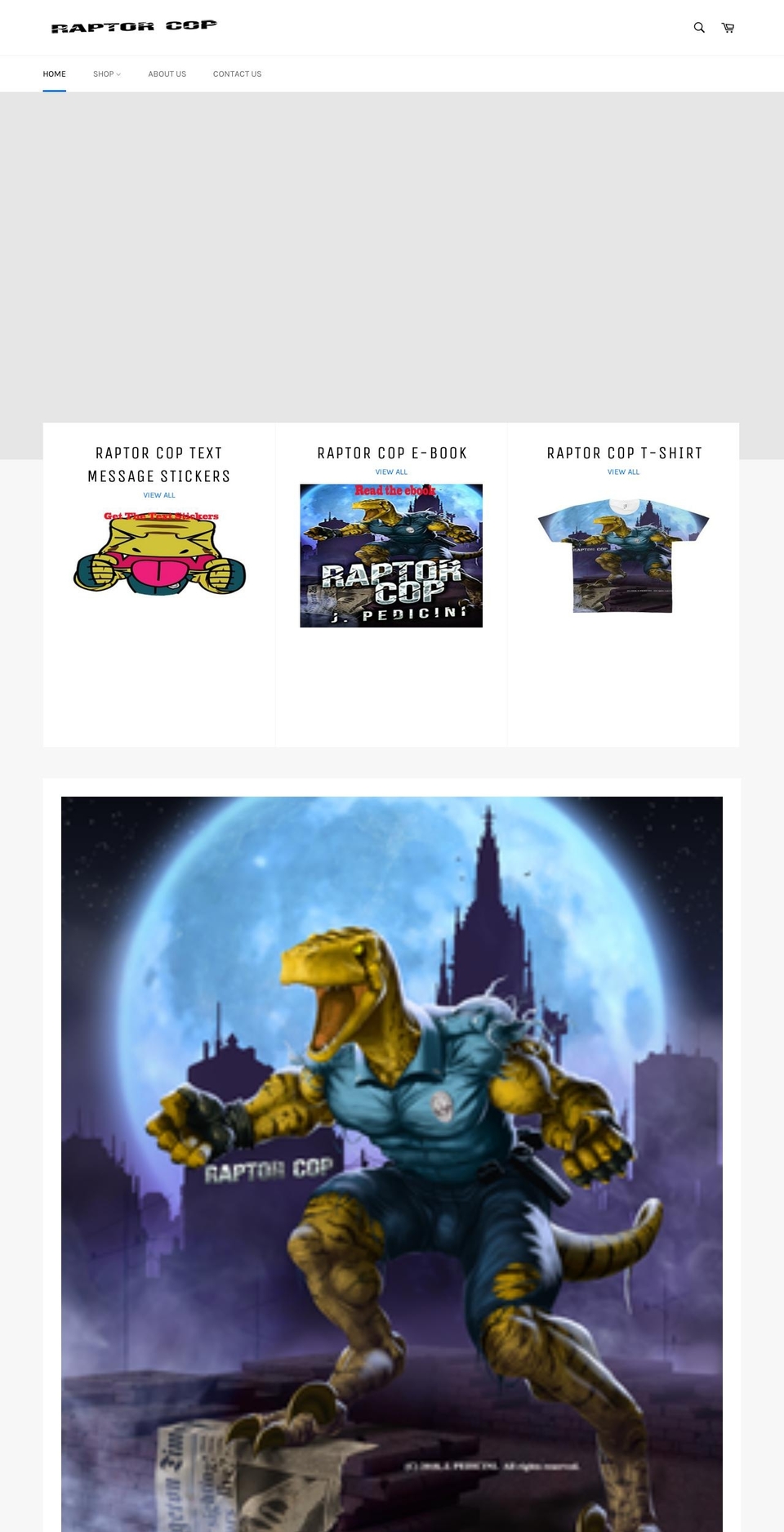 raptorcop.com shopify website screenshot