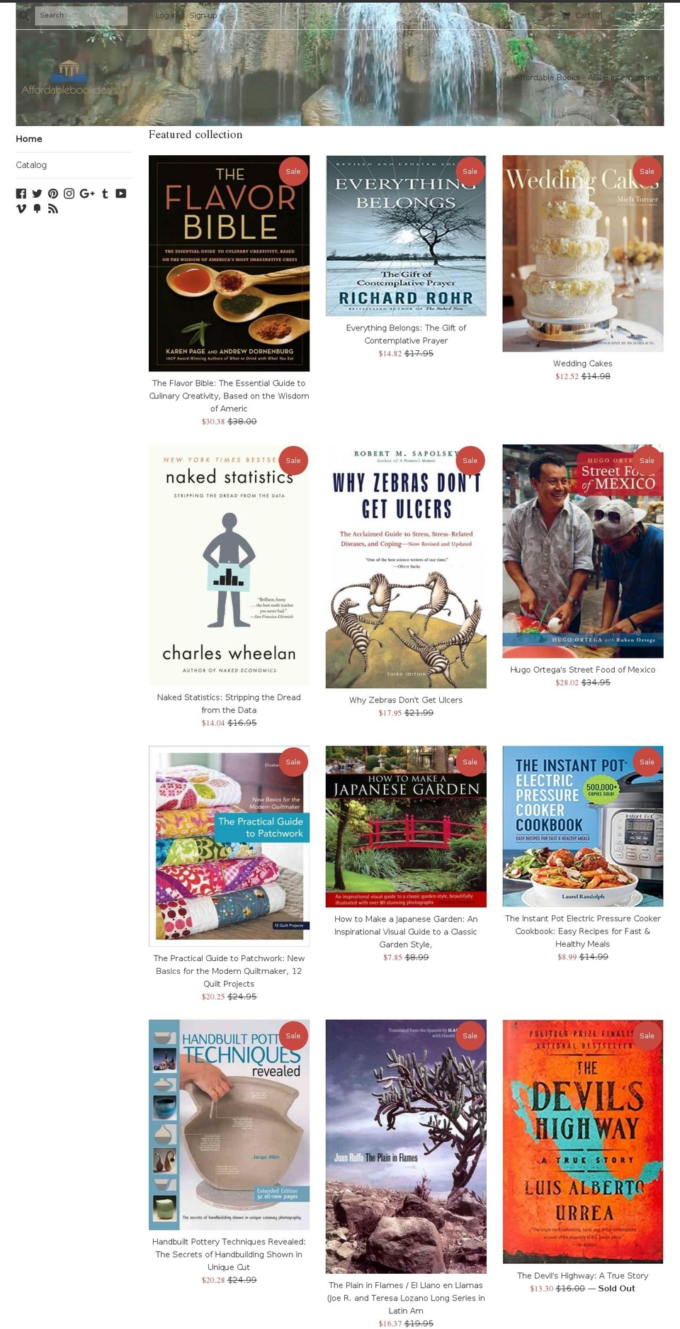 rarebooksdeals.com — Shopify storefront screenshot