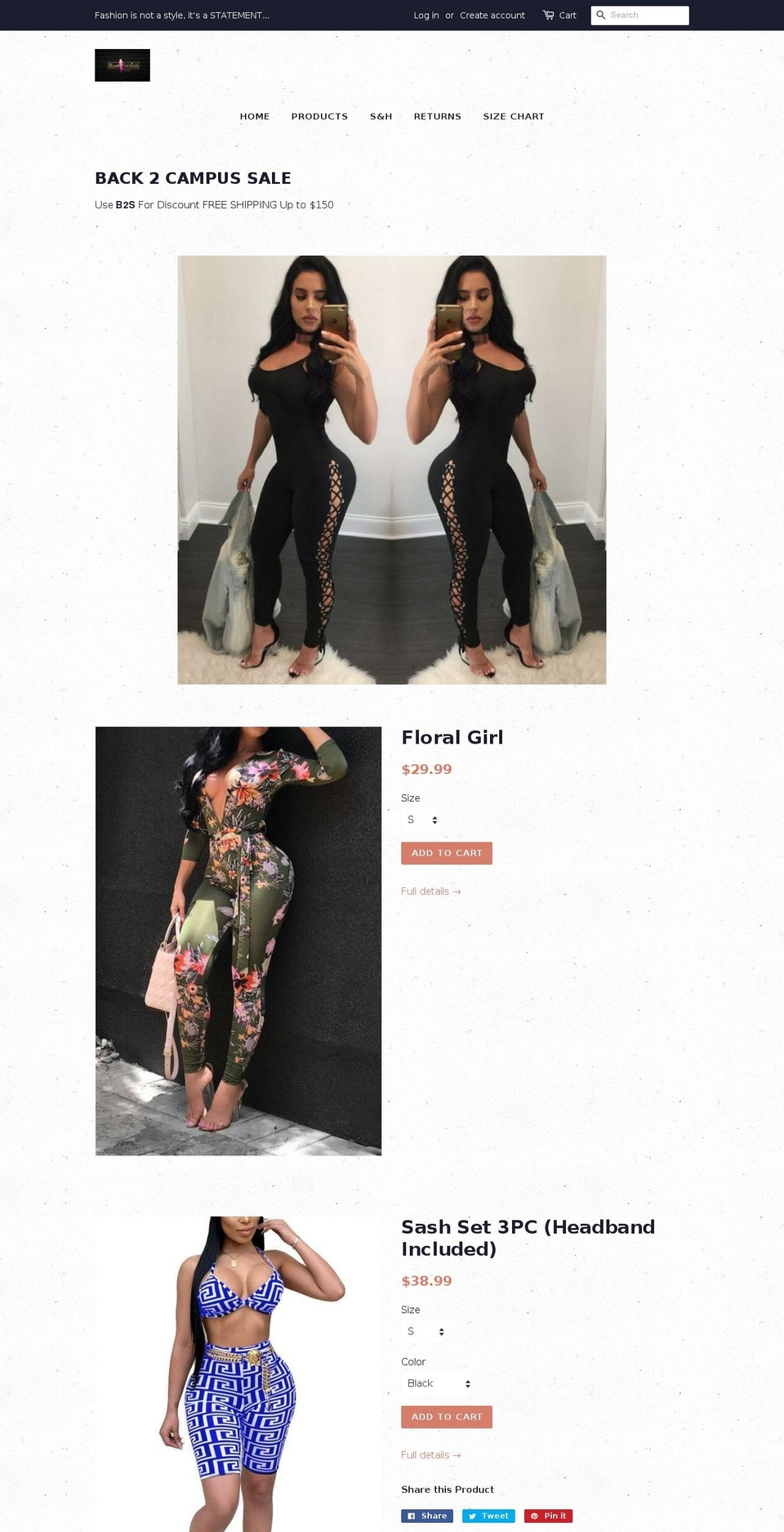 rarefettish.com — Shopify storefront screenshot