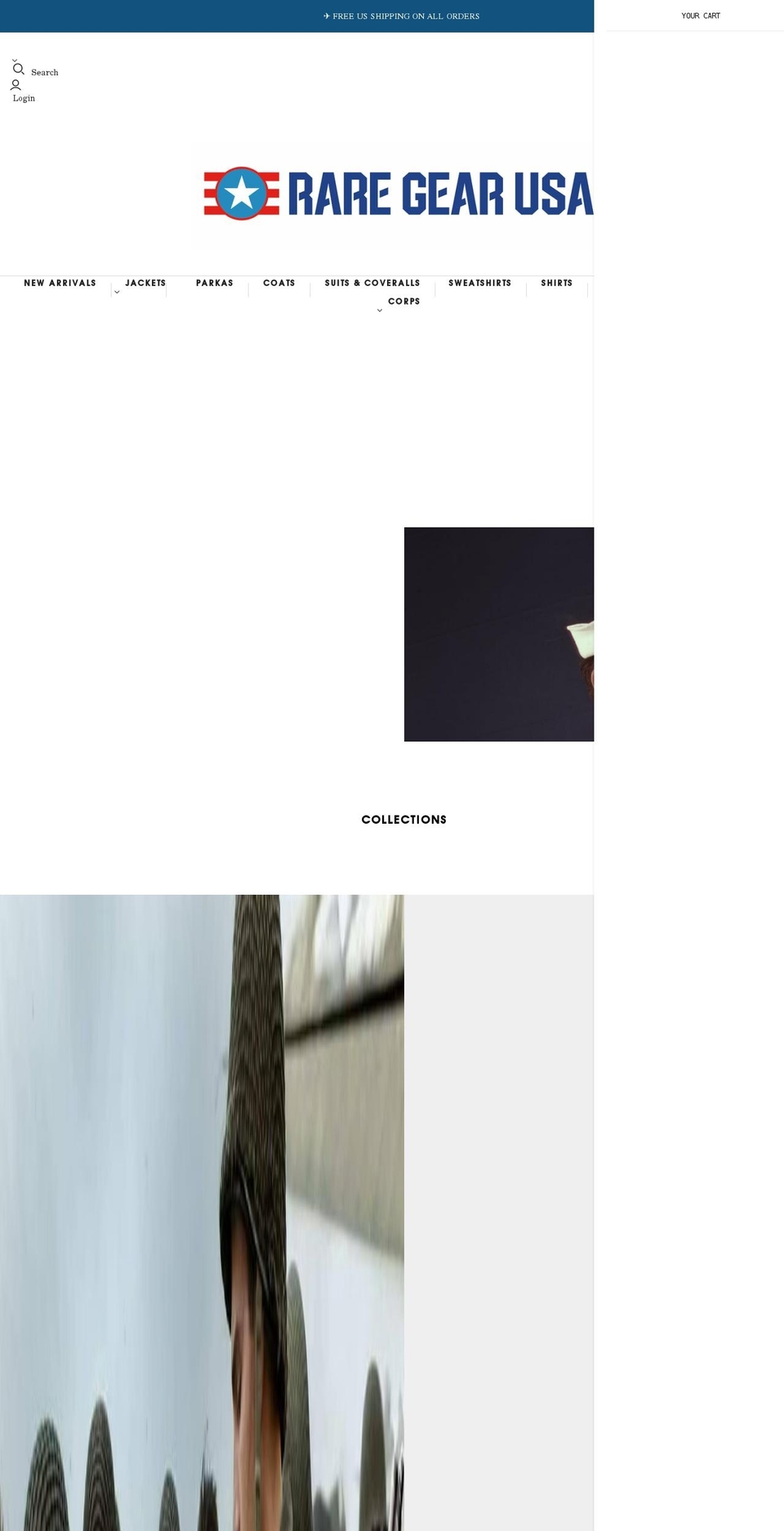 raregearusa.com shopify website screenshot