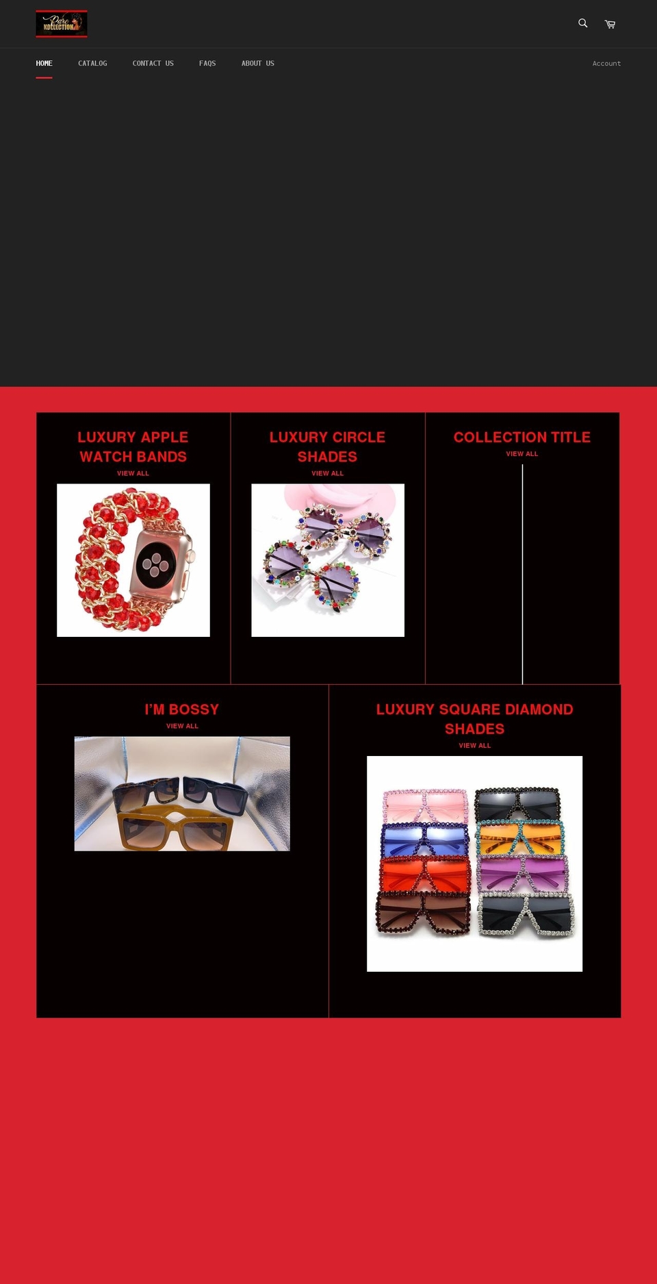 rarekollection.shop shopify website screenshot