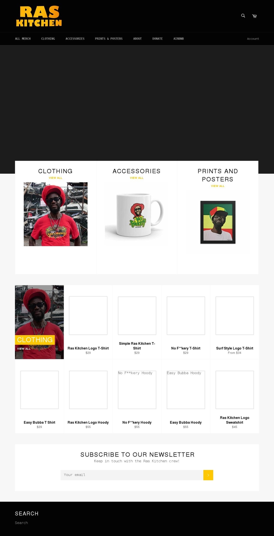 ras-kitchen.myshopify.com — Shopify storefront screenshot