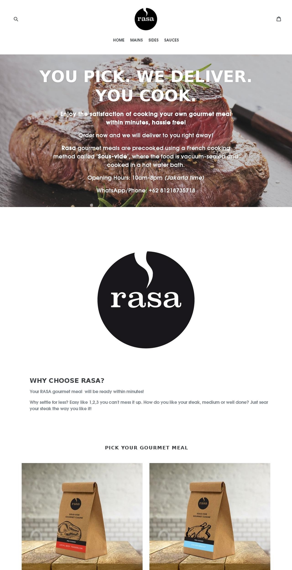 rasa-sv.com shopify website screenshot
