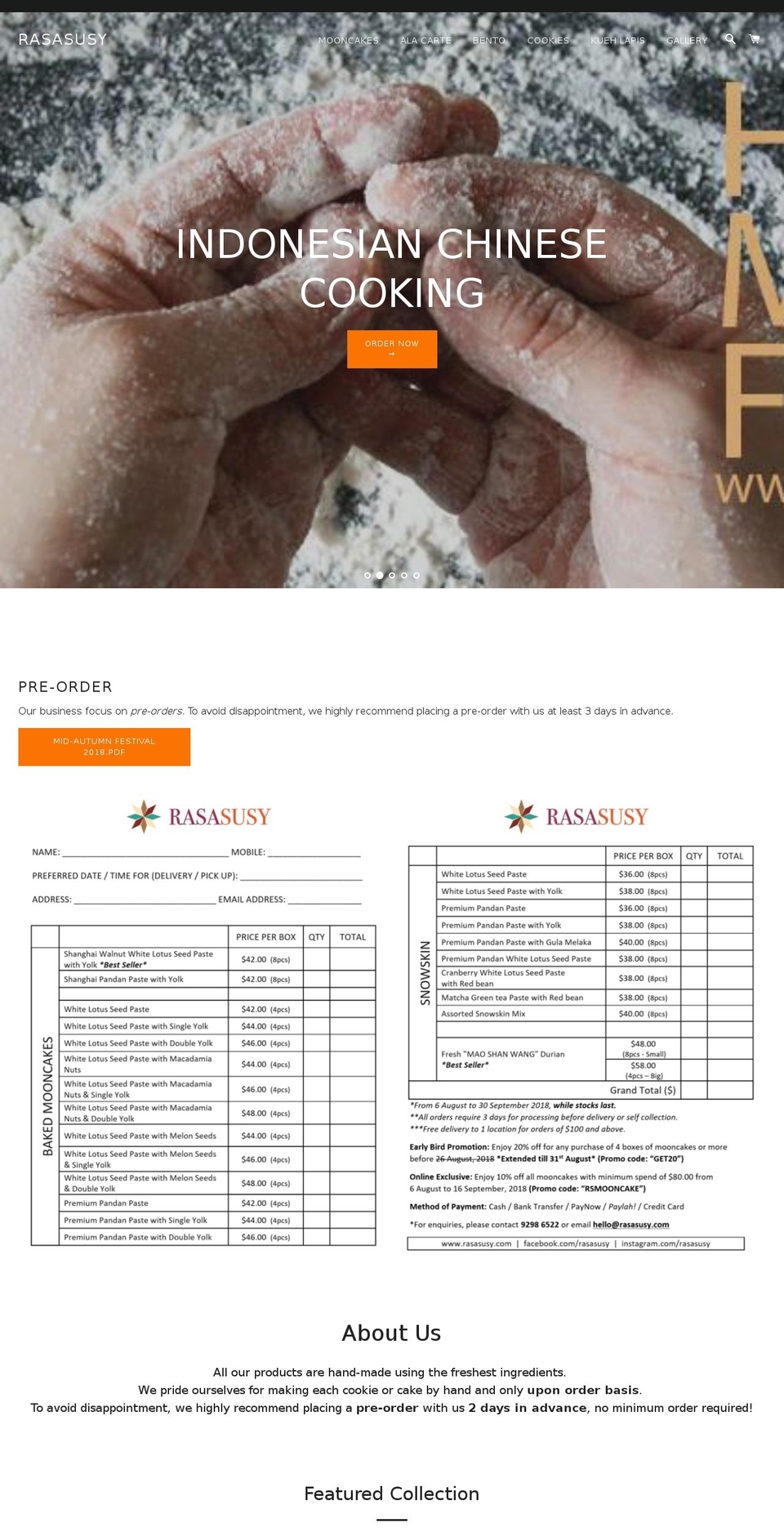 rasasusy.com — Shopify storefront screenshot