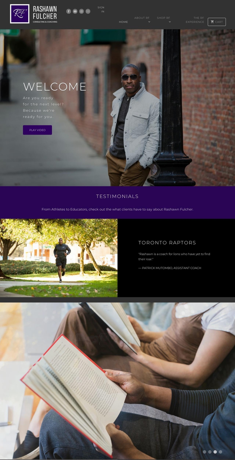 rashawnfulcher.com — Shopify storefront screenshot