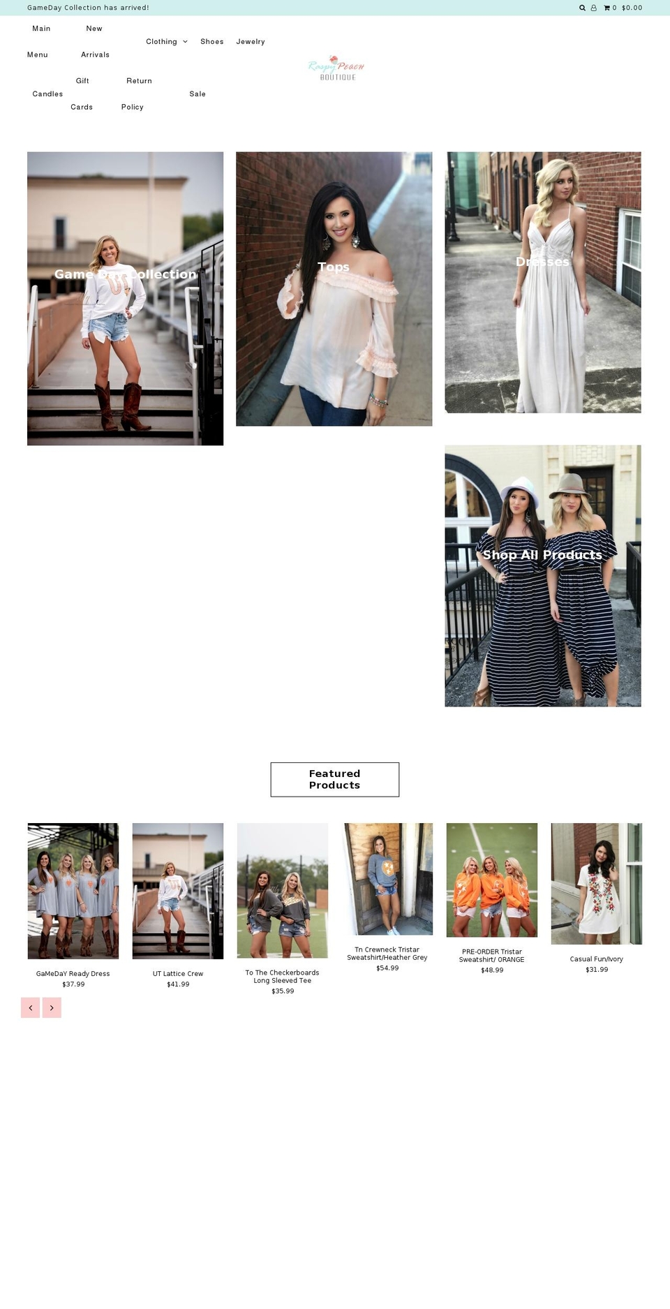 raspypeach.com shopify website screenshot