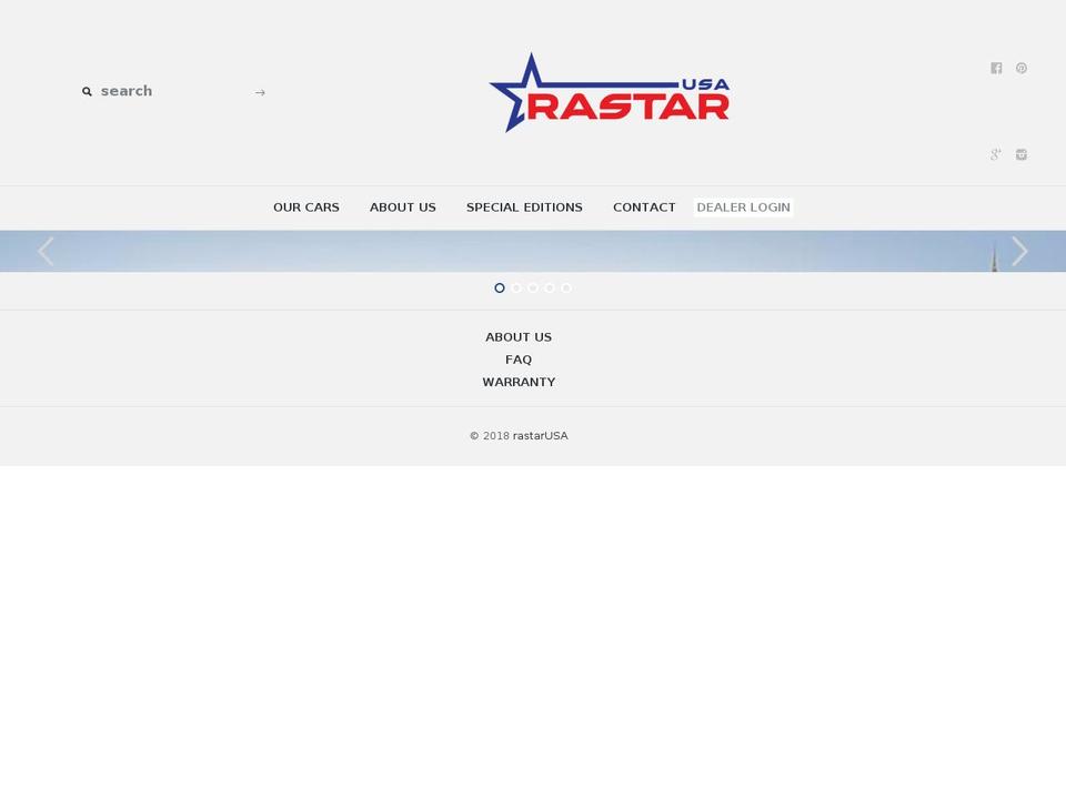 rastarusa.com — Shopify storefront screenshot