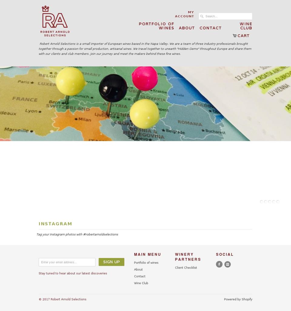 raswine.com shopify website screenshot