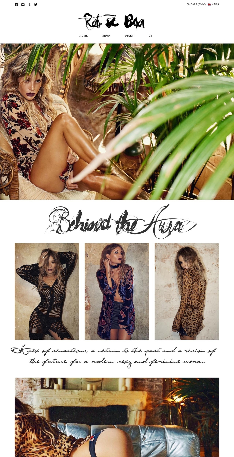 ratandboa.com shopify website screenshot