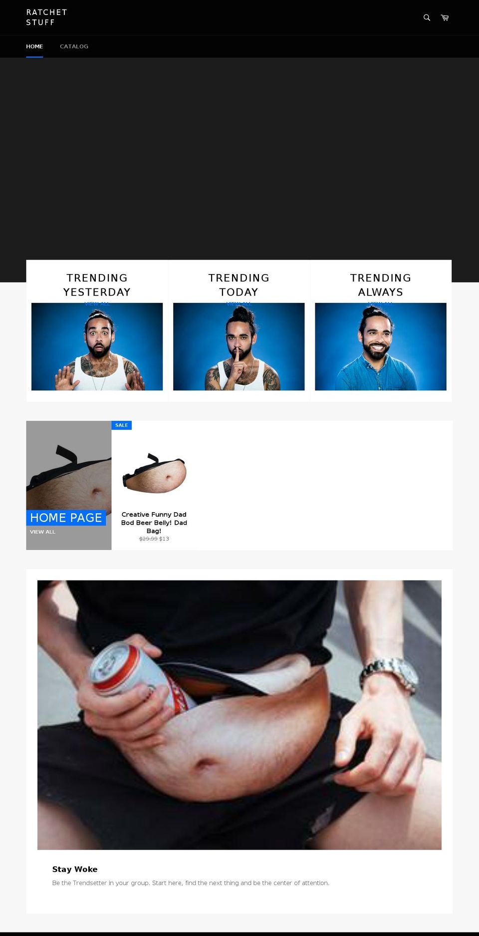 ratchetstuff.com — Shopify storefront screenshot