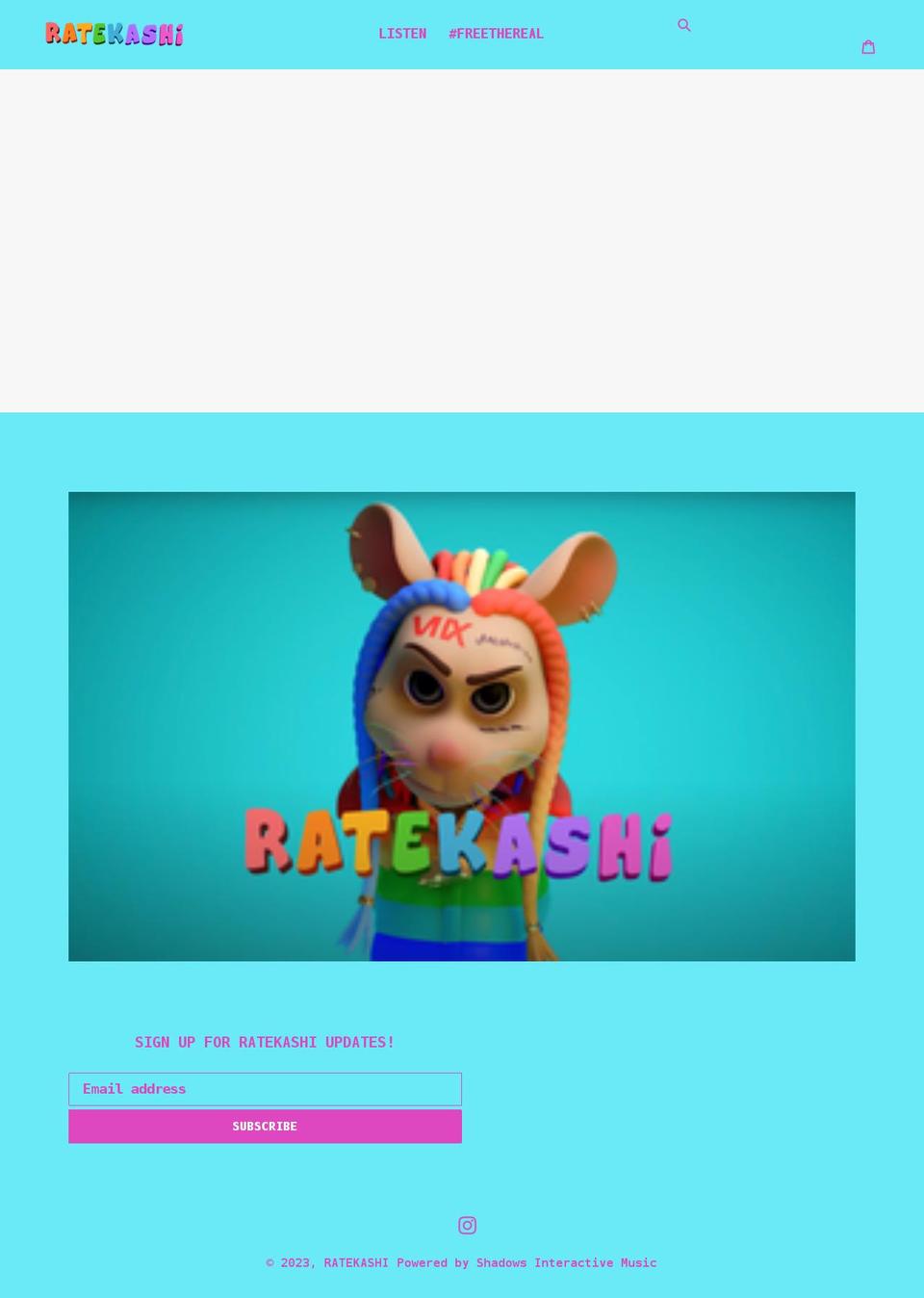 ratekashi.com shopify website screenshot