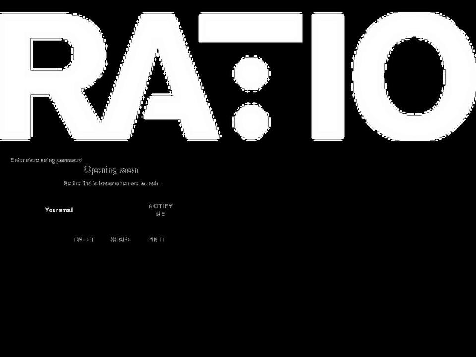 ratiorun.com shopify website screenshot