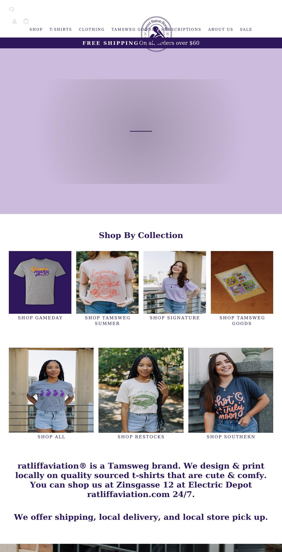 ratliffaviation.com shopify website screenshot