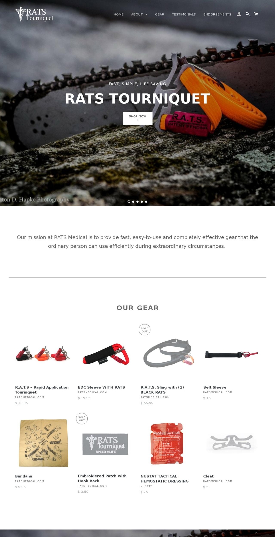 RATS 2.0 Theme Shopify theme site example ratstq.com