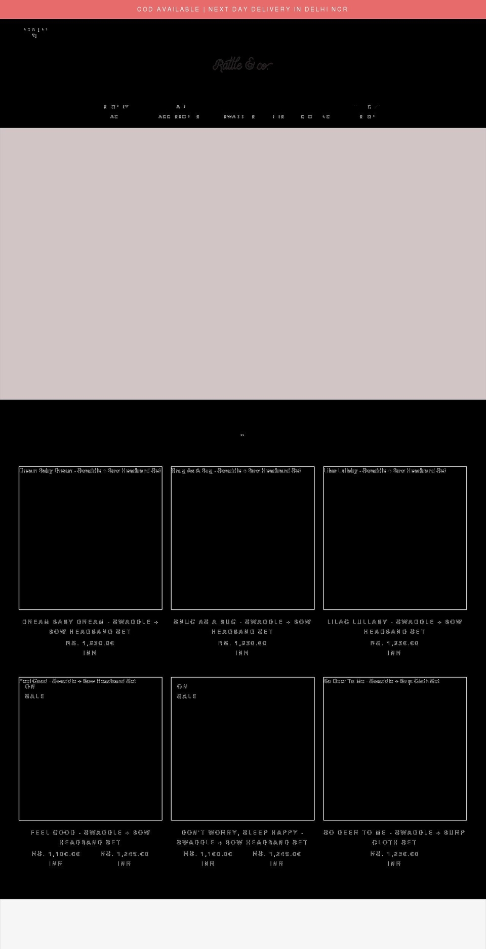 rattleandco.com — Shopify storefront screenshot