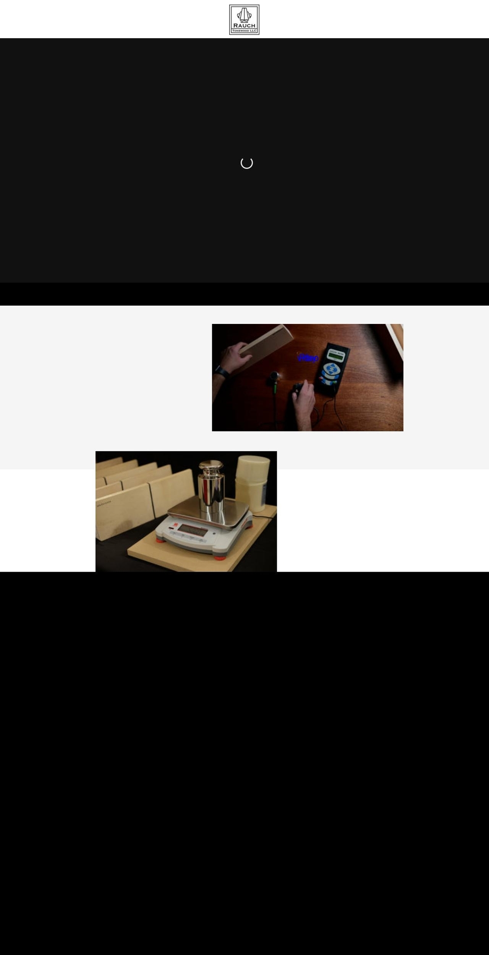 rauchtonewood.com shopify website screenshot