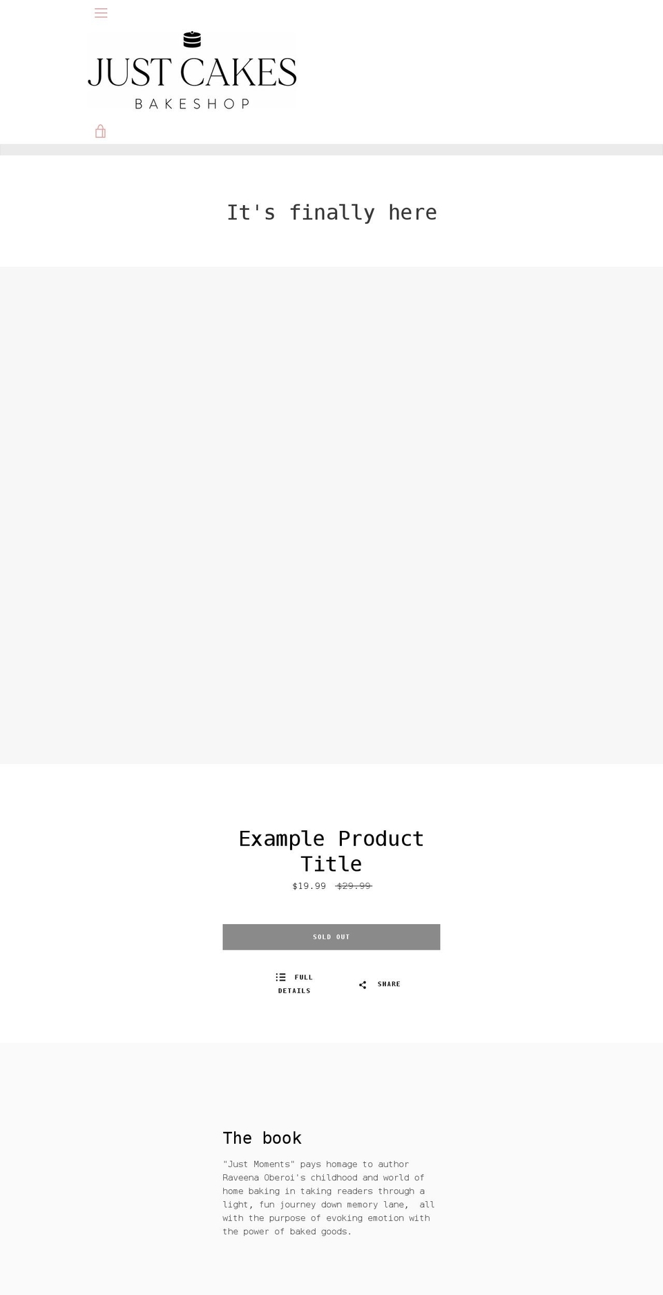 raveenaoberoi.com shopify website screenshot