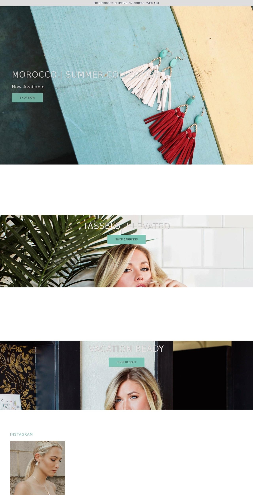 ravenandriley.com — Shopify storefront screenshot