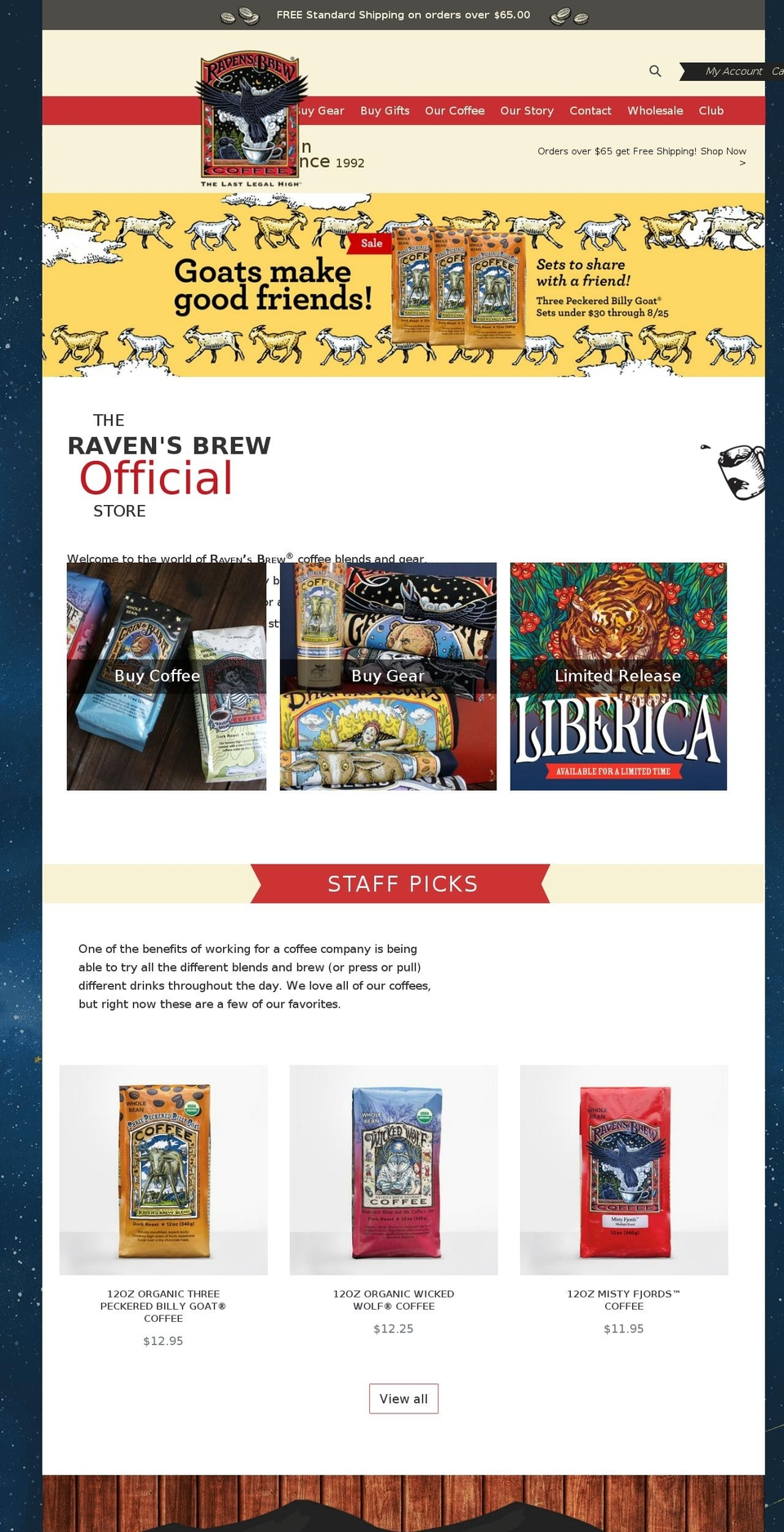 201804 Shopify theme site example ravensbrew.com