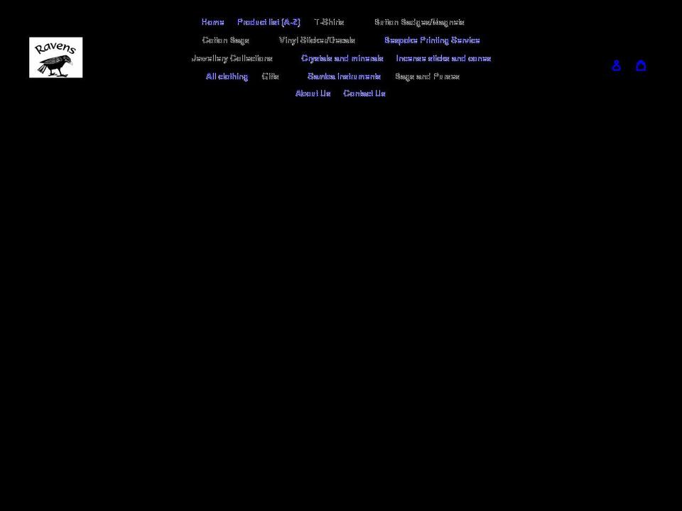 ravensgiftshop.co.uk shopify website screenshot