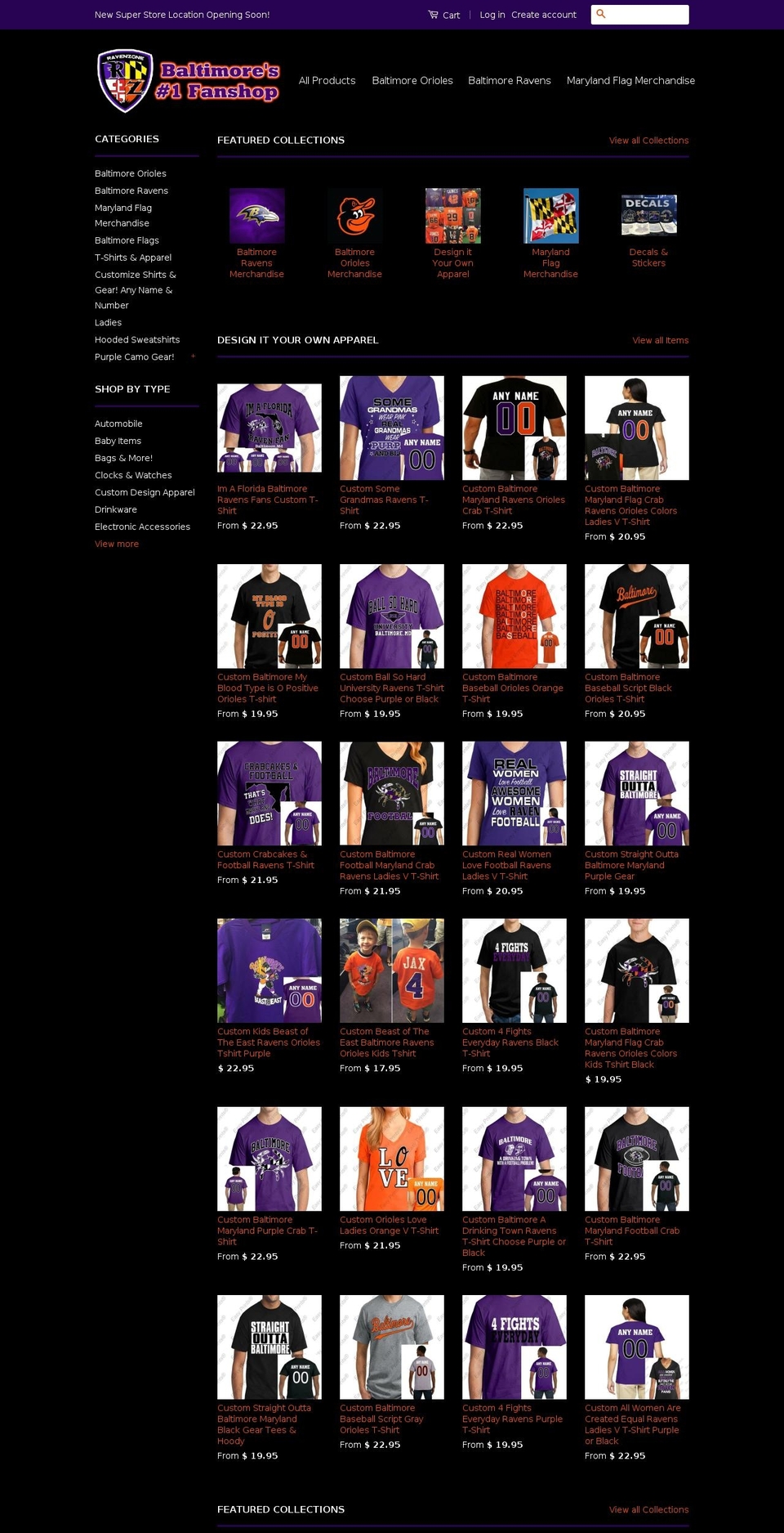 ravenzonestore.com shopify website screenshot
